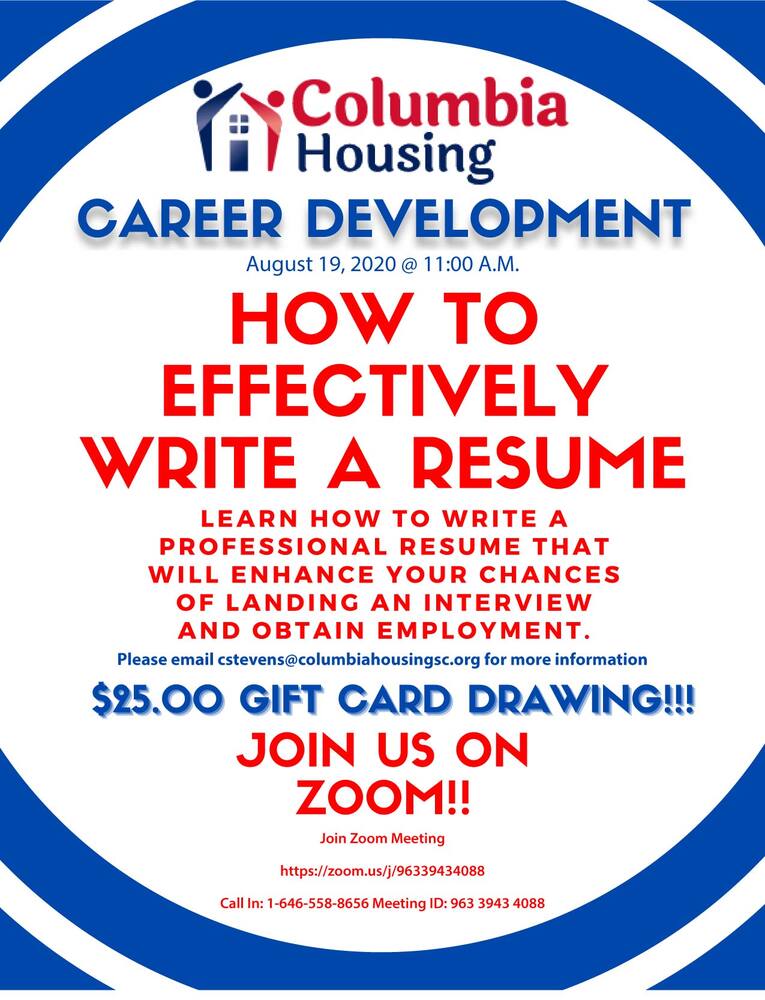 professional resume writing services columbia sc