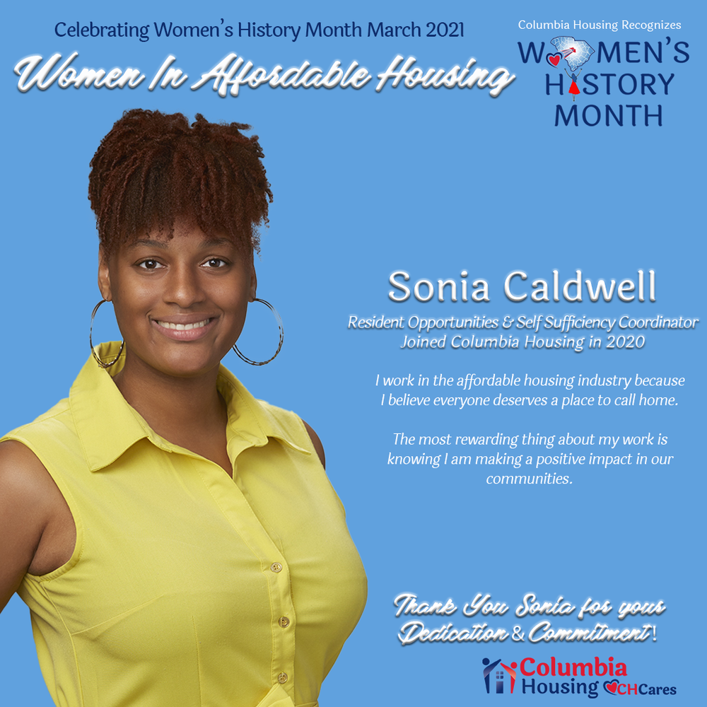 Celebrating Women in Affordable Housing - Sonia Caldwell