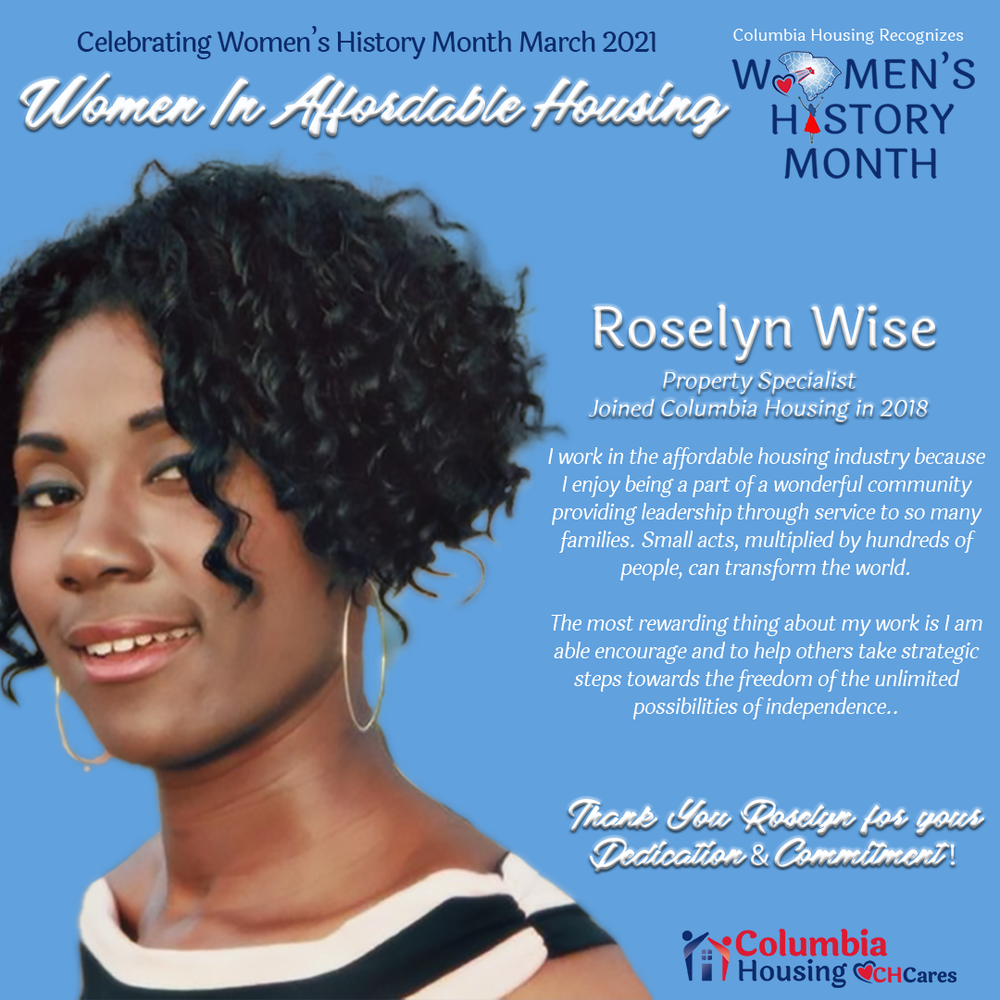 Celebrating Women in Affordable Housing - Roselyn Wise
