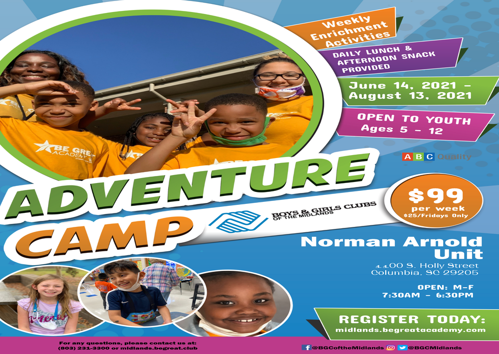 Summer Adventure Camp (04/30/2021) - News - Affordable Housing, Columbia  Housing Authority