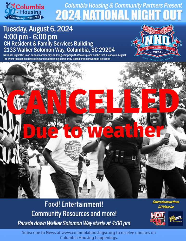 National Night Out event cancelled